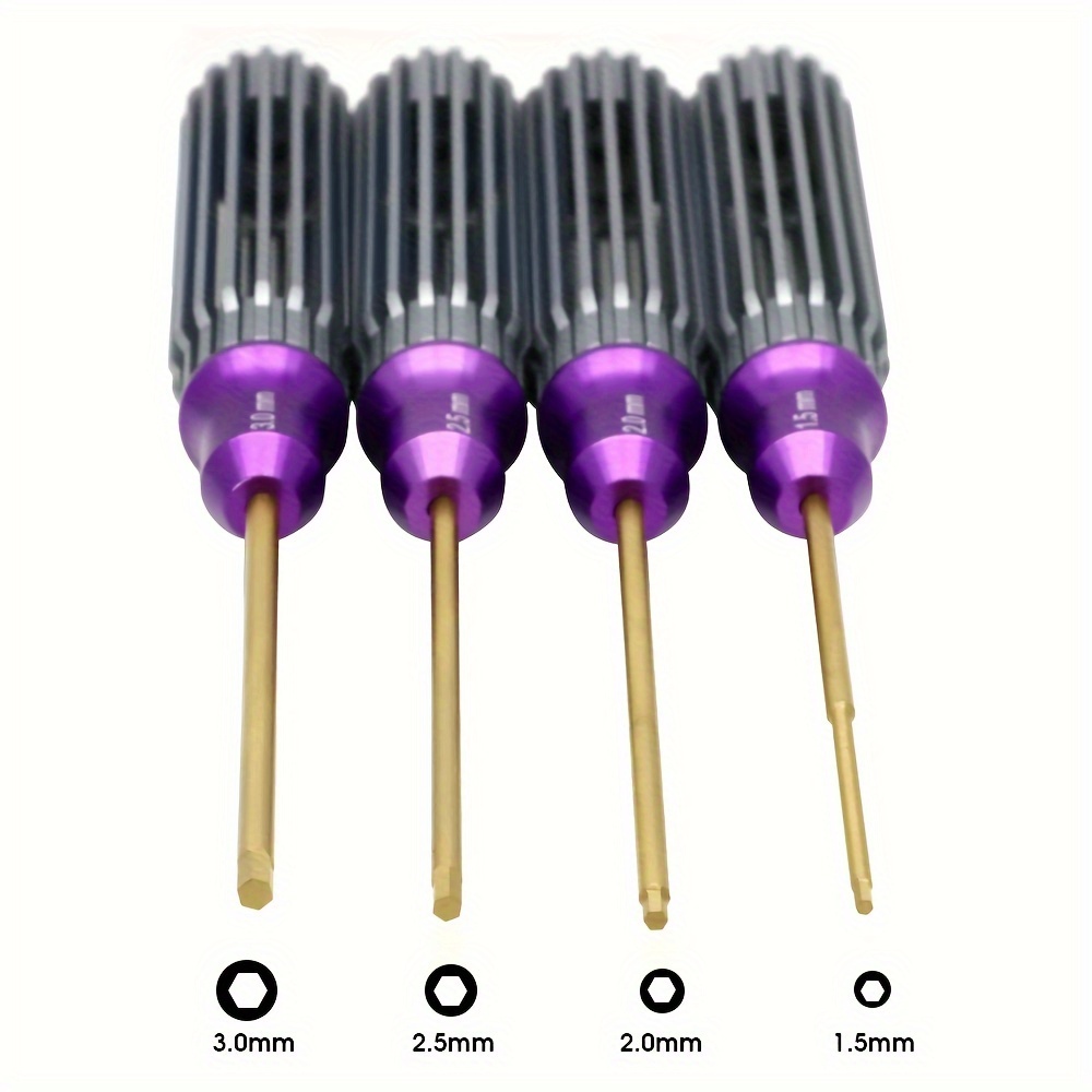 Hobbypark Mini RC Allen Wrench Set 0.9mm 1.27mm 1.5mm Hex Driver  Screwdrivers & Wheel Nut Wrench for Axial SCX24 1/24 RC Crawler Car Tools