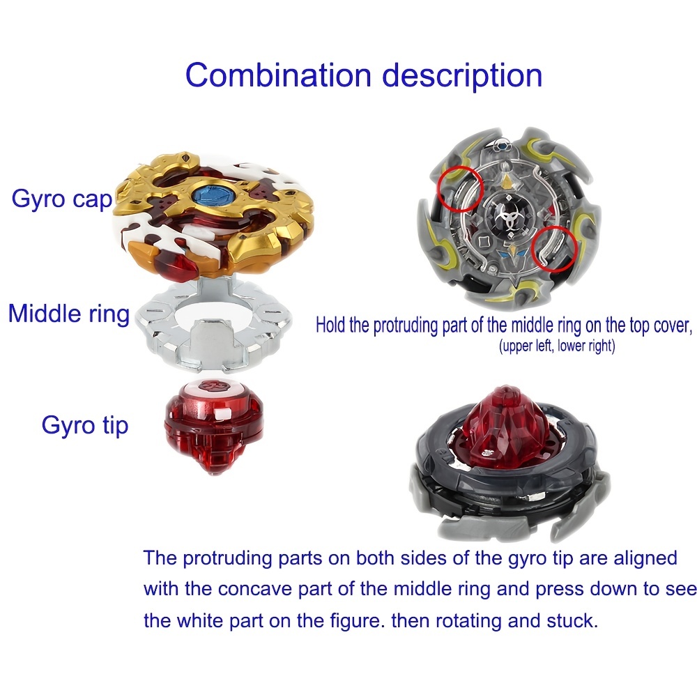 Spinning Top Beyblade Metal Fusion Launcher