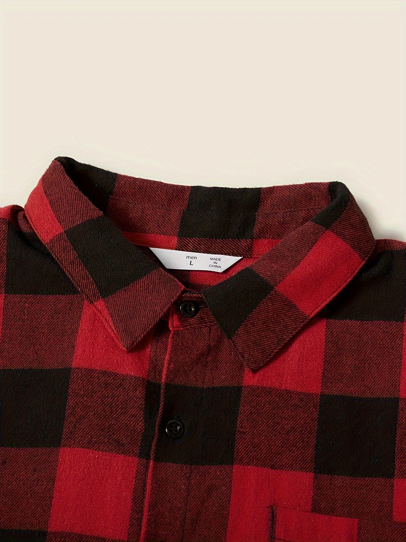 red and black plaid shirts for family