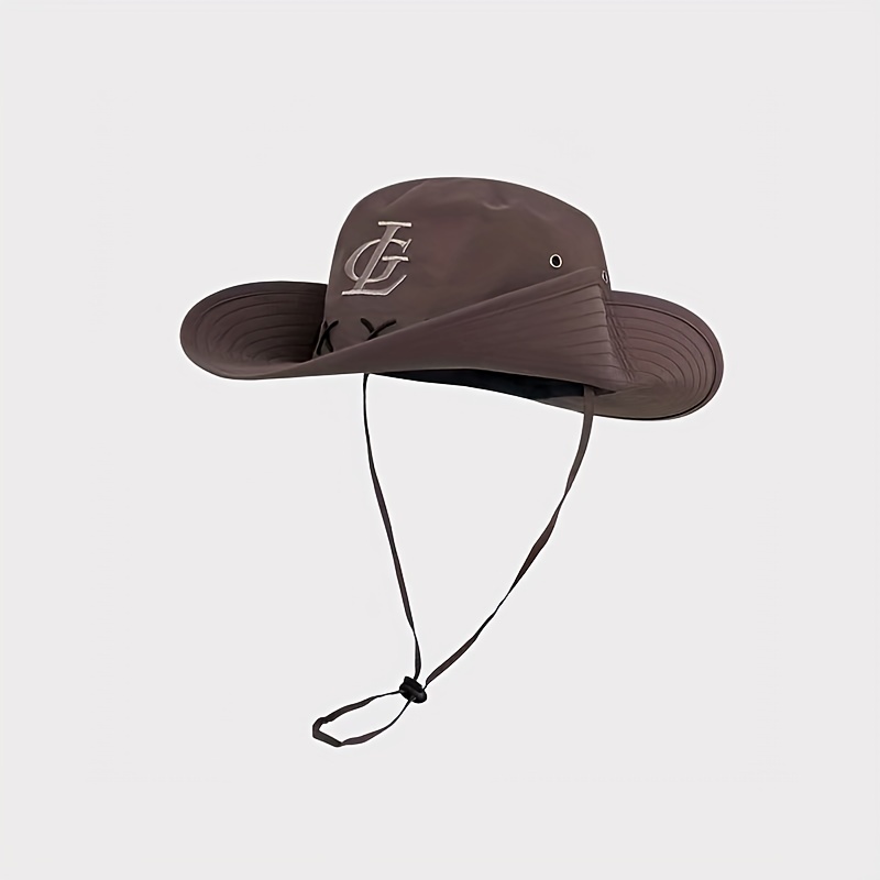 1pc Breathable Sunshade Cowboy Hat For Outdoor Casual Camping