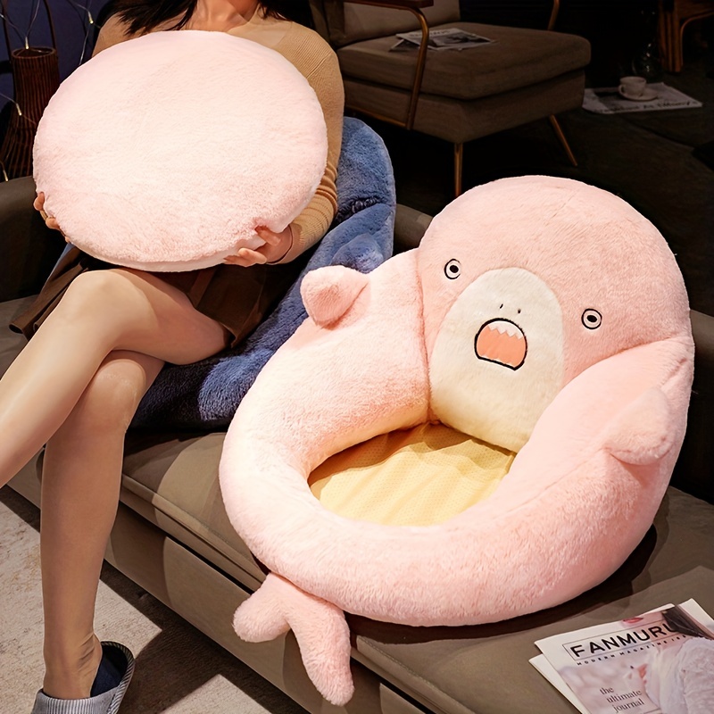 Upgrade Your Office Comfort With The Plush Buttocks Cushion - Temu