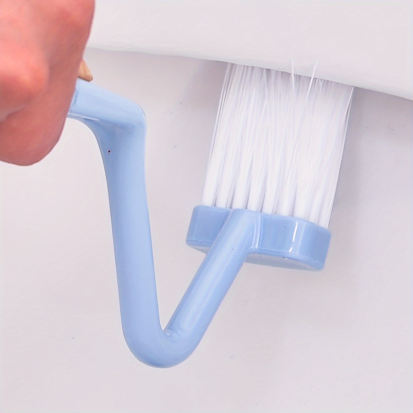 V-Shaped Toilet Brush Set, Dead-Angle-Free Design