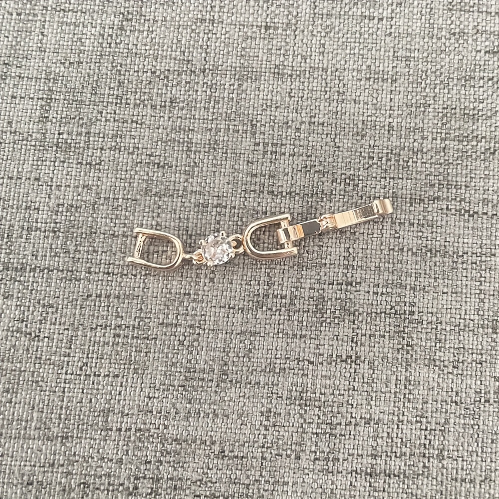 Metal Bracelets Extended Chain Necklace Extension Buckle Clasp