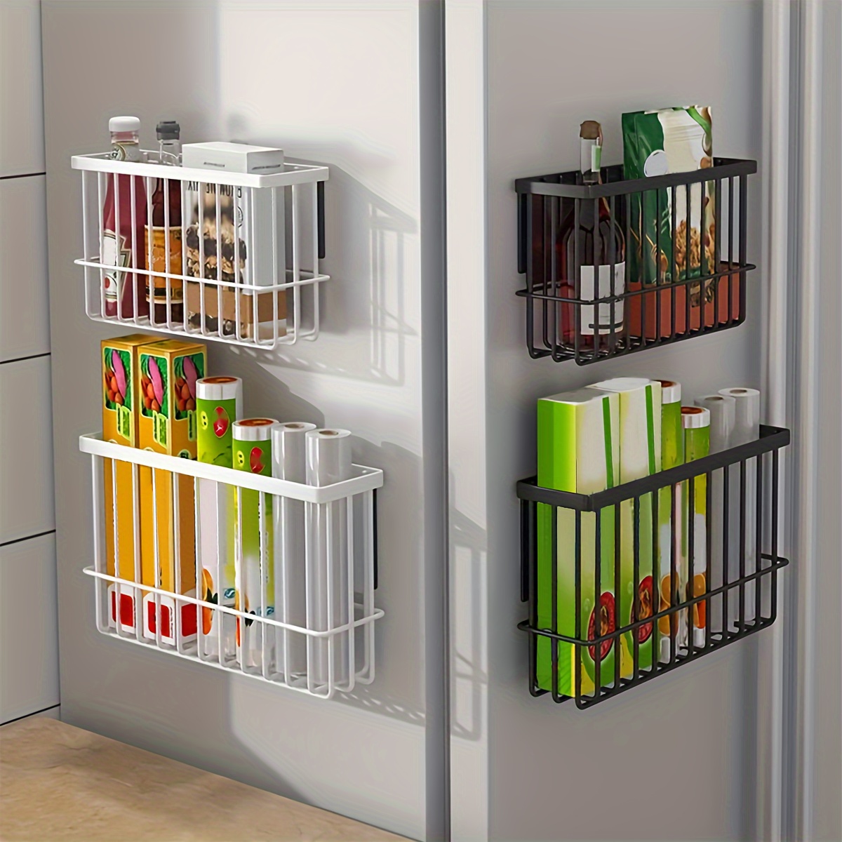 1pza Organizador Clips Estantes Móviles Cocina Refrigerador - Temu