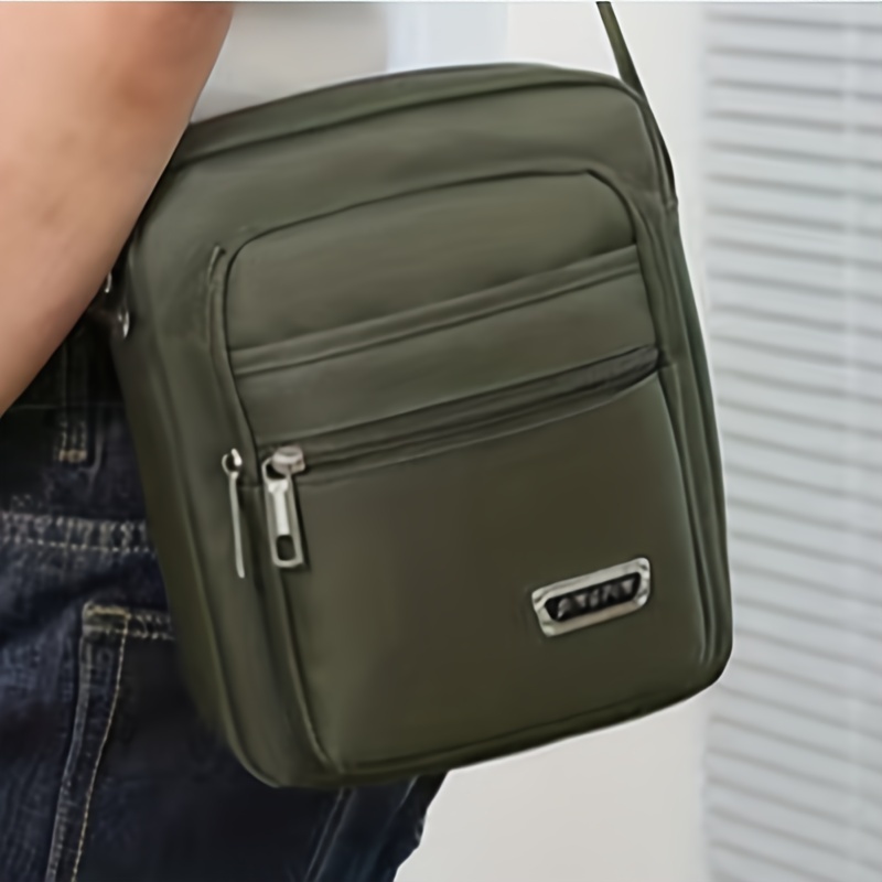 Bolso Hombro Mano Informal Hombre Mochila Pequeña Tela - Temu