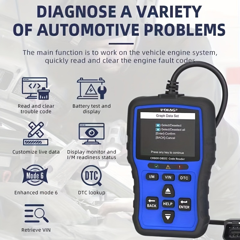 Outil De Lecteur De Code De Diagnostic OBDII De Mécanicien - Temu