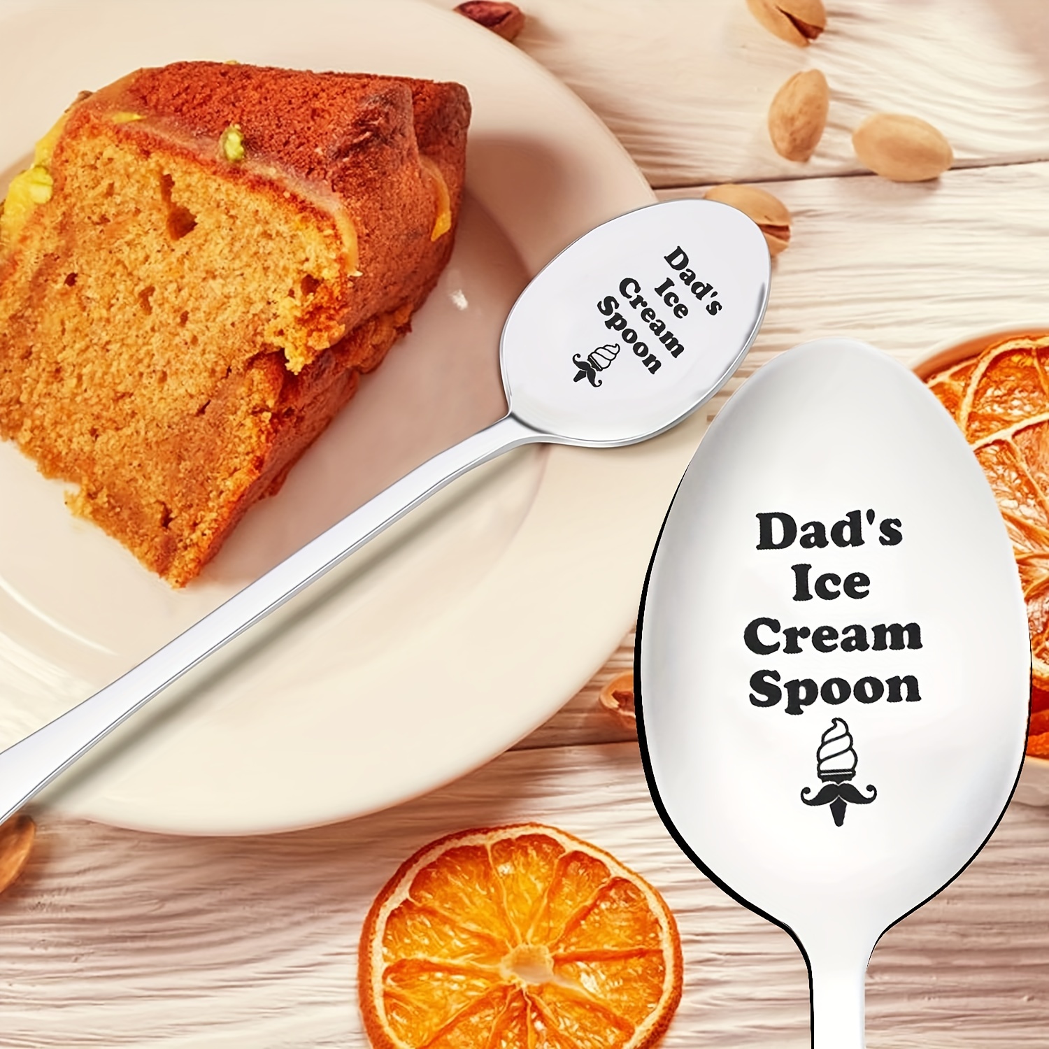 Dad's Coffee Spoon Laser Engraved Gift For Dad Fathers Day - Temu