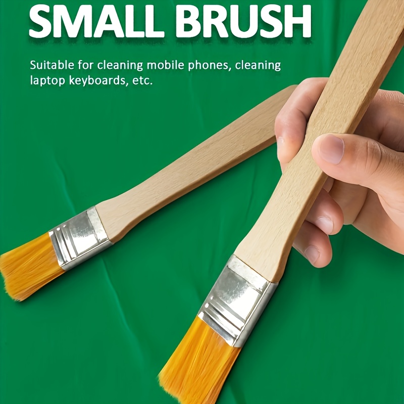 COHEALI 50 Pcs Paint Brush Wool Brush Furniture Painting Brush Chalk Wax  Brush Brushes Grill Scrubber Brush Nylon BBQ Brush BBQ Cleaning Brush Chip