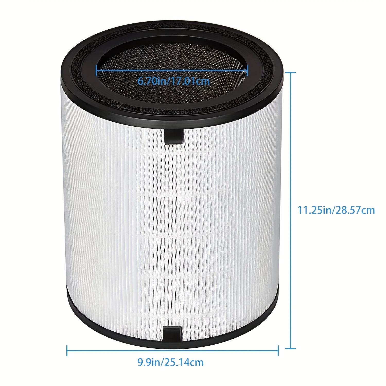  LEVOIT LV-H128 Air Purifier Replacement, 3-in-1 Pre-Filter,  Capture Dust Smoke Pollen, Activated Carbon, 3-Stage Filtration System, 2  Piece Set, LV-H128-RF, 1 Pack : Home & Kitchen