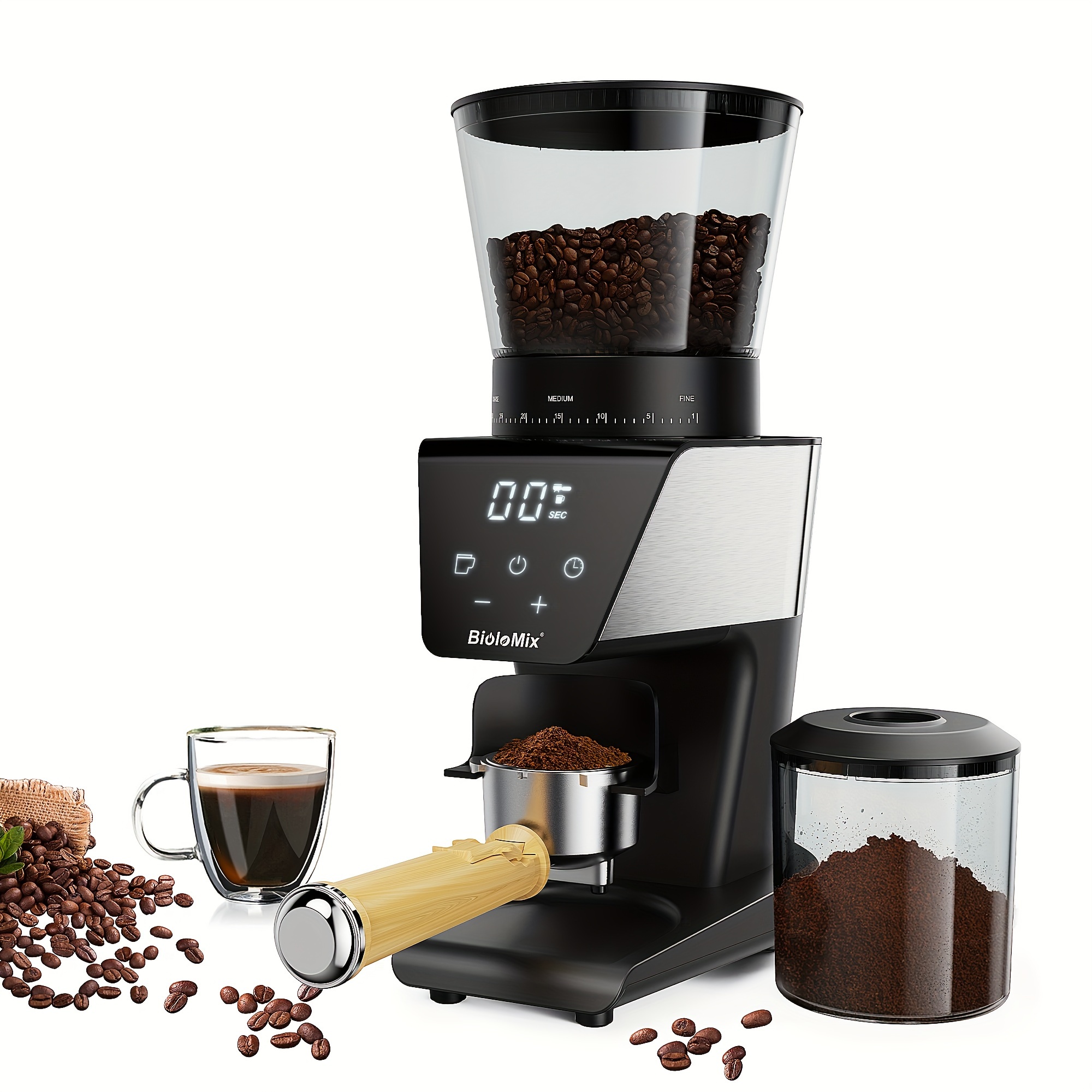 Máquina de Espresso Con Molino - BARSSETO - Café Típica