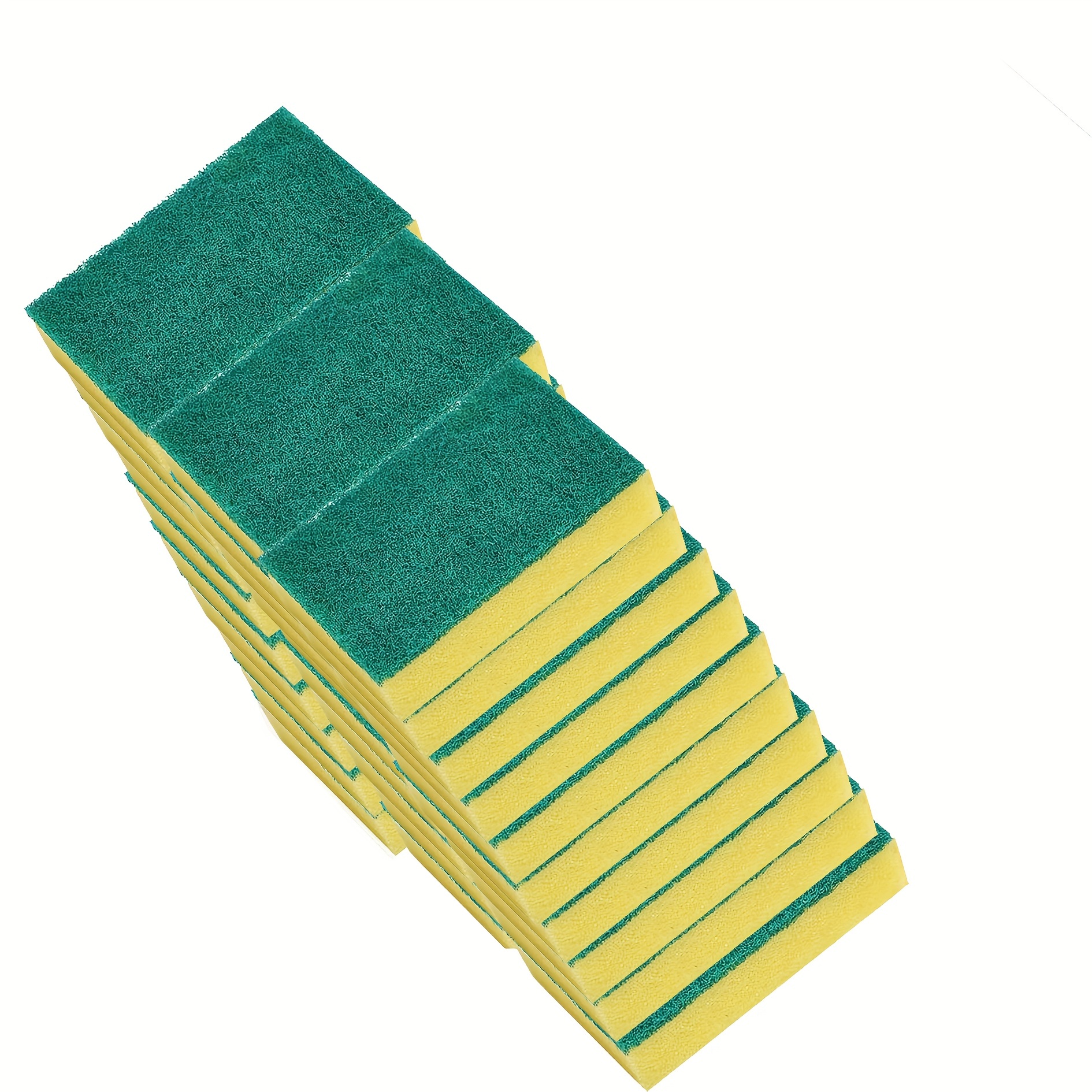Polyester Cleaning Sponge for Kitchen Daily Use - Pack of 30pcs