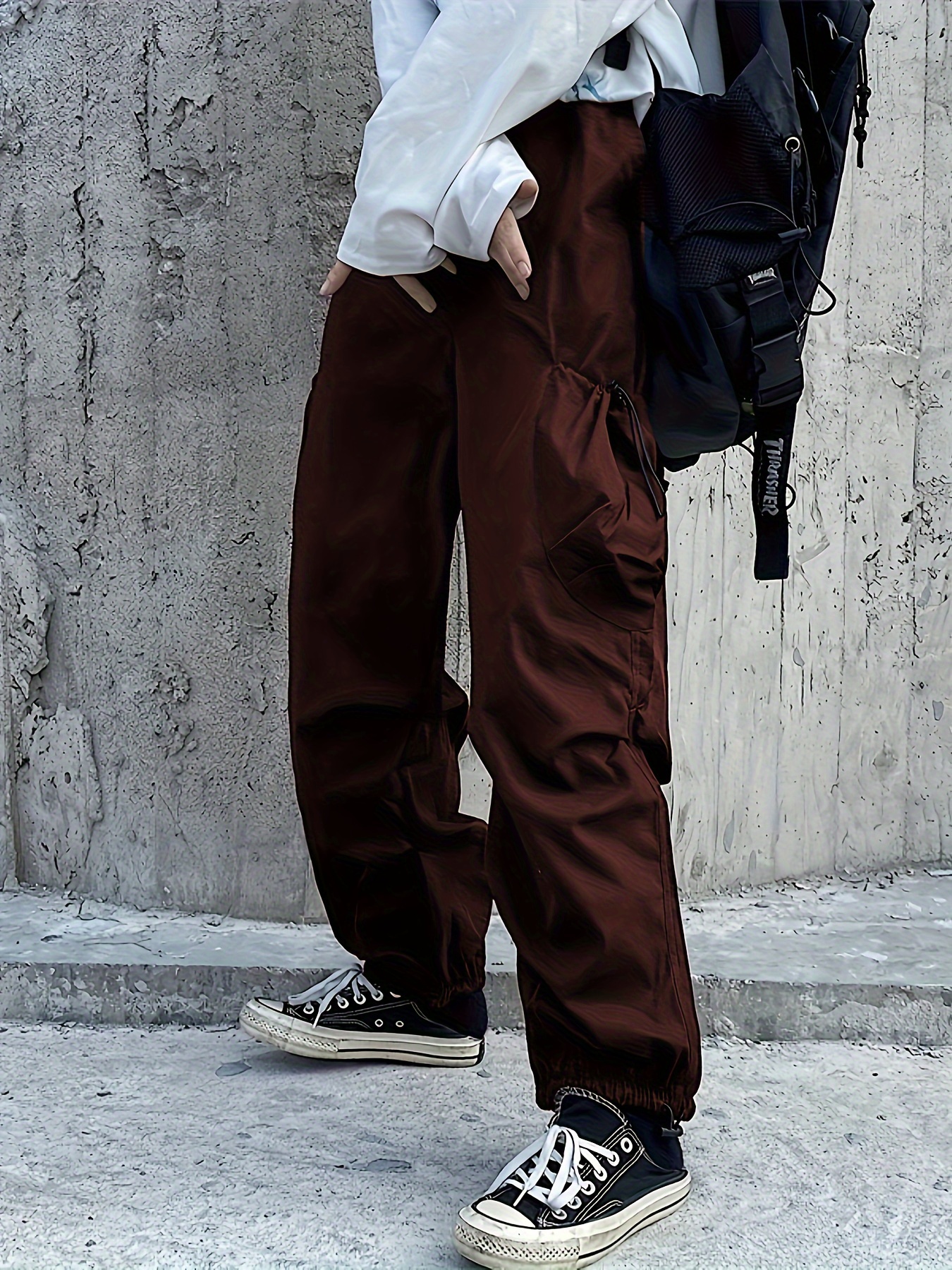  Women's Stylish Cargo Pants Trendy Irregular Pockets