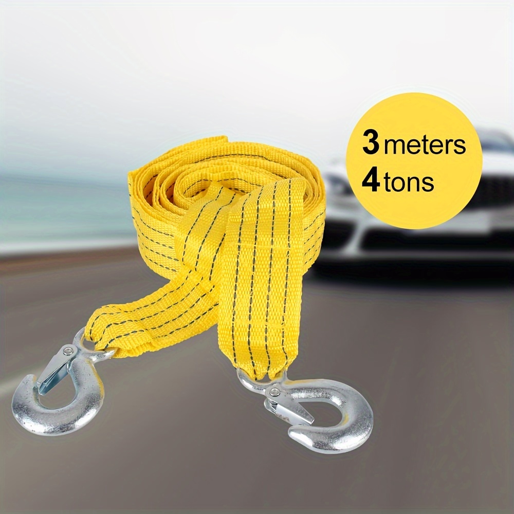 Car Emergency Traction Rope With Eagle Hook Get Out Of - Temu