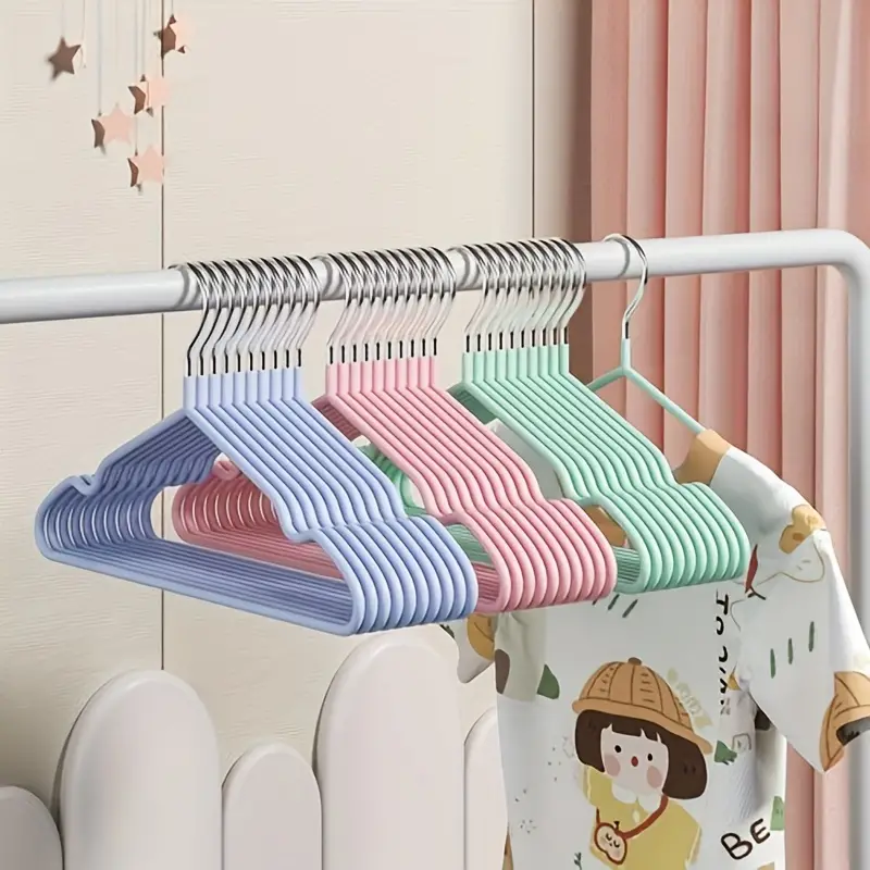 Non slip Baby Clothes Hangers Durable Metal Hangers For - Temu