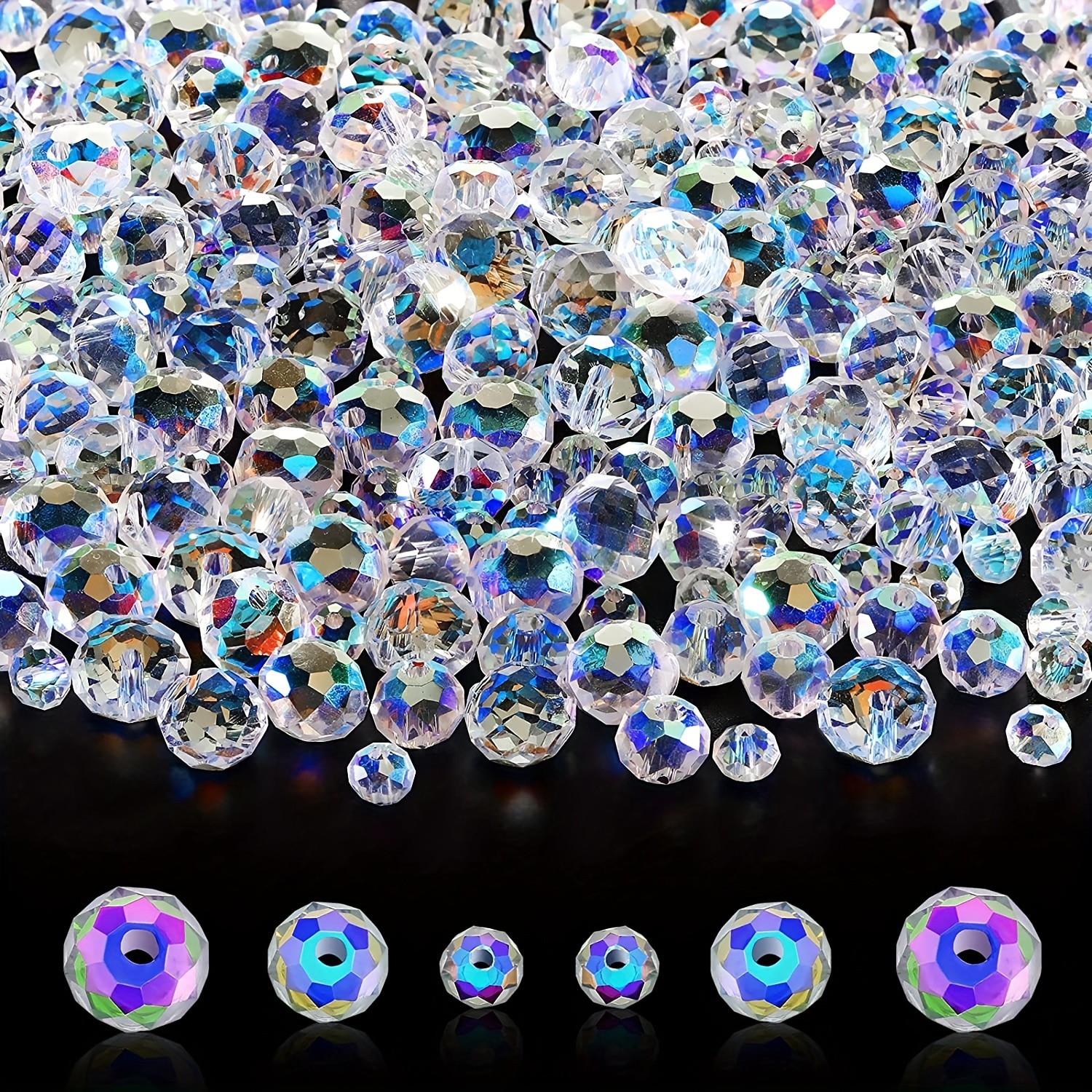  AB Beads, 5D Diamond Painting Accessories, 20 Colors Round  Drills AB Flatback Rhinestones for Gem Art, Diamonds for Craft,  2.8MM/20000PCS : Arts, Crafts & Sewing