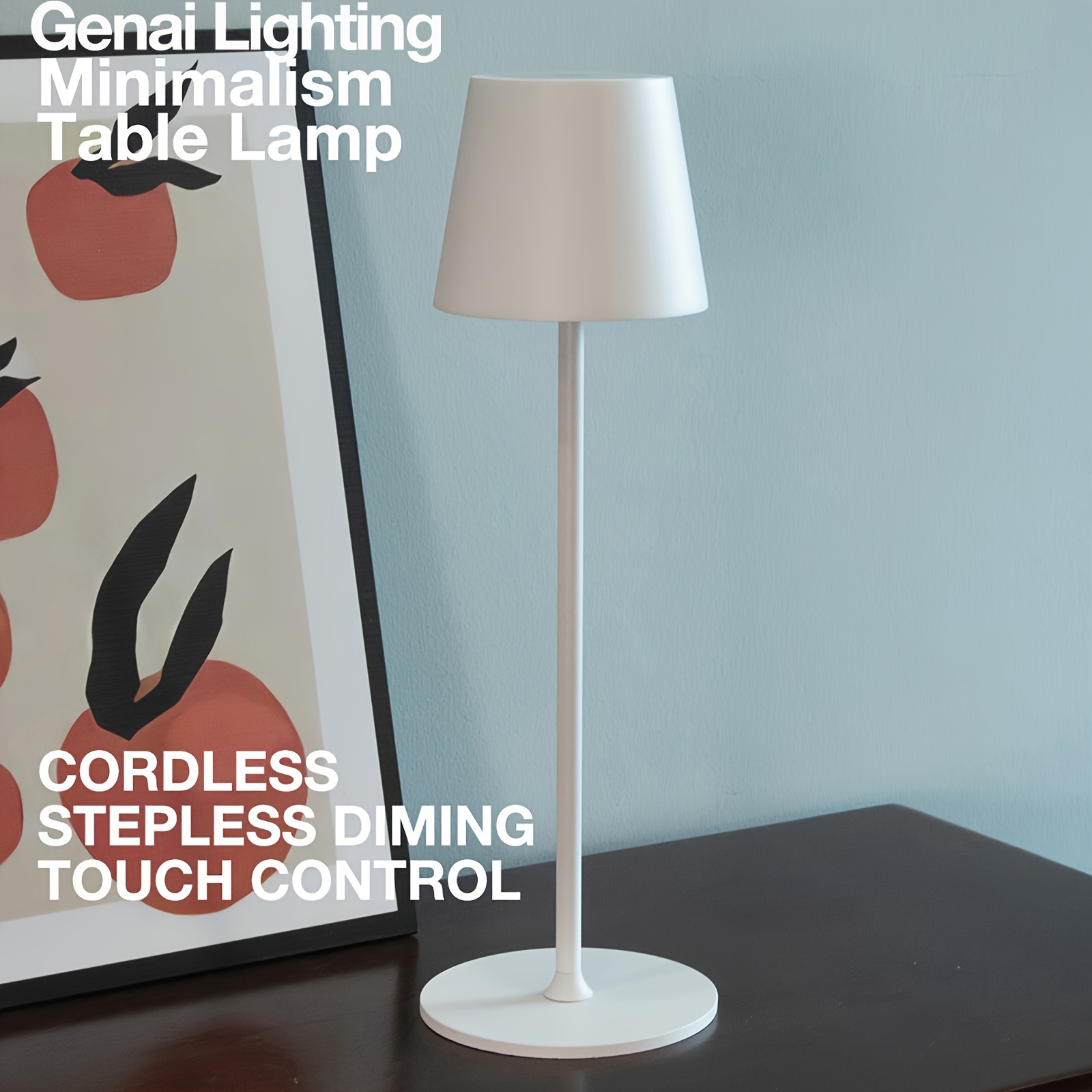 Cordless Table Lamp Rechargeable Table Lamp Portable Led - Temu