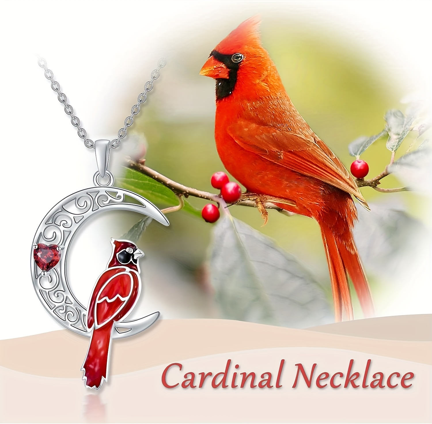 Cardinal Pendant 