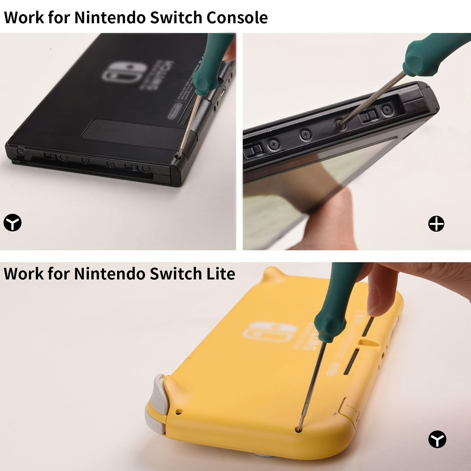 Tournevis Tri-Wing + Kit de 5 vis pour Nintendo Switch NS Joy-con