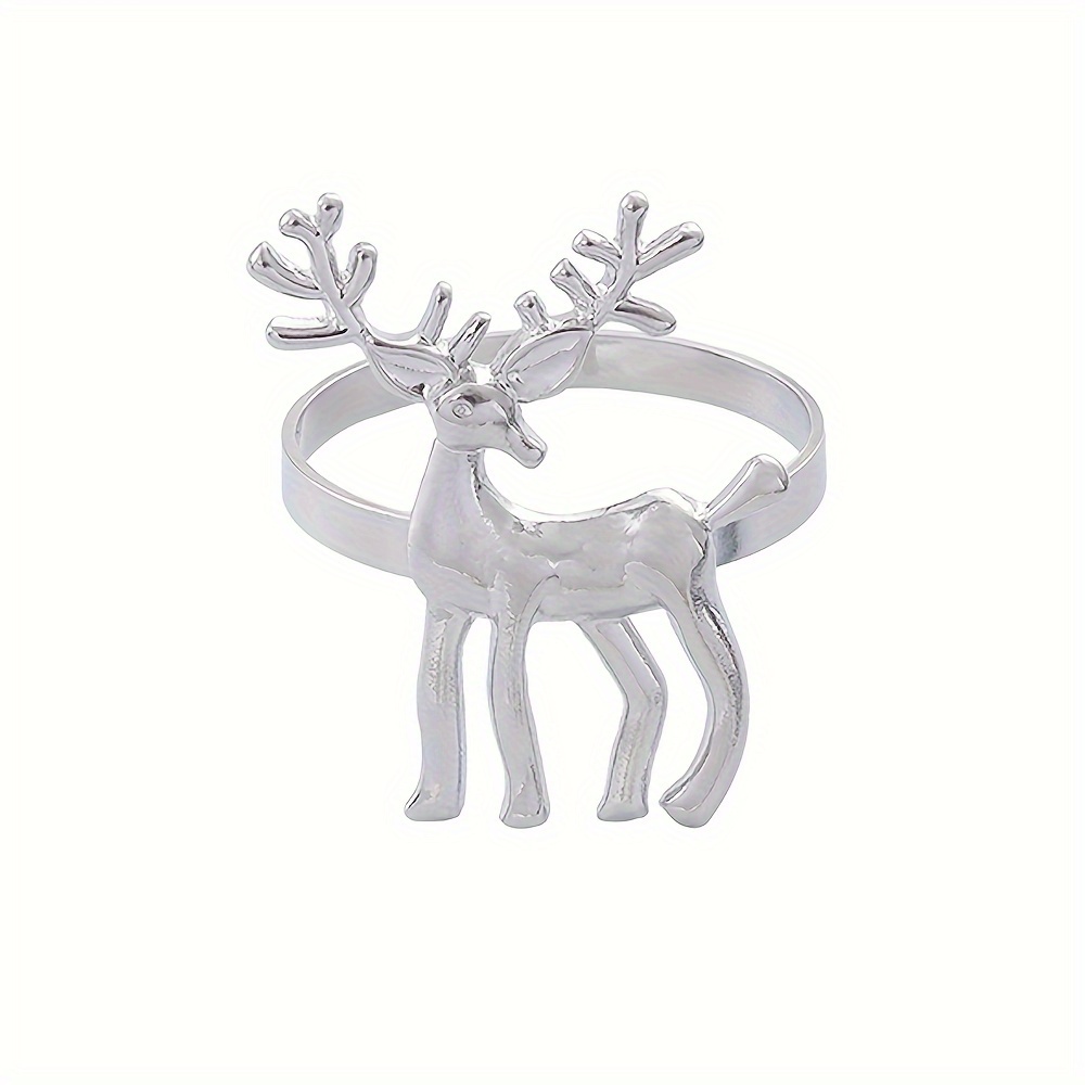 Napkin Rings Elk Shaped Napkin Ring Decorative Napkin Rings - Temu New ...