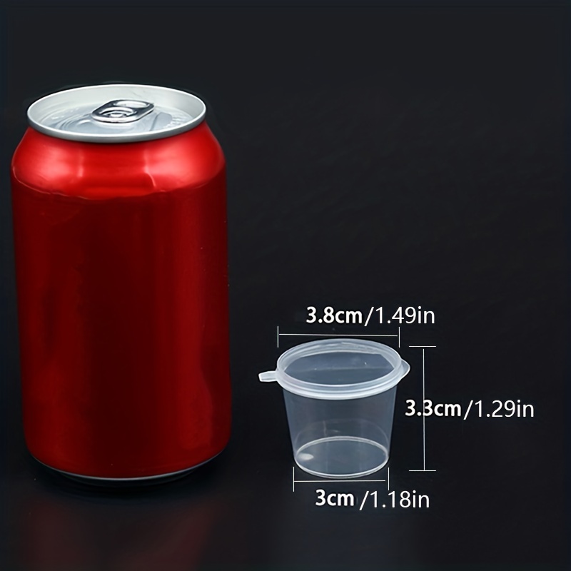 1oz/25ml disposable portable plastic cups food