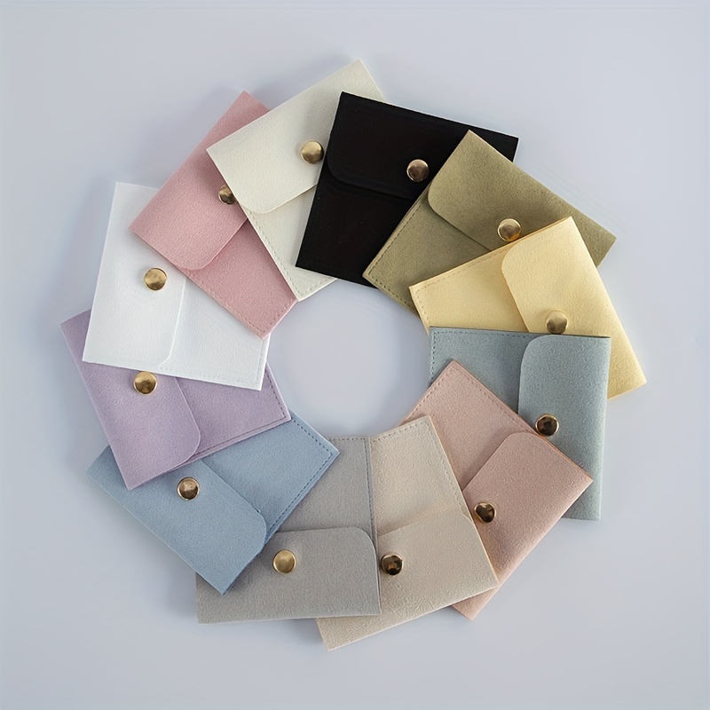 Velvet Ring Pouches Portable Gift Bags Engagement Ring Store Temu