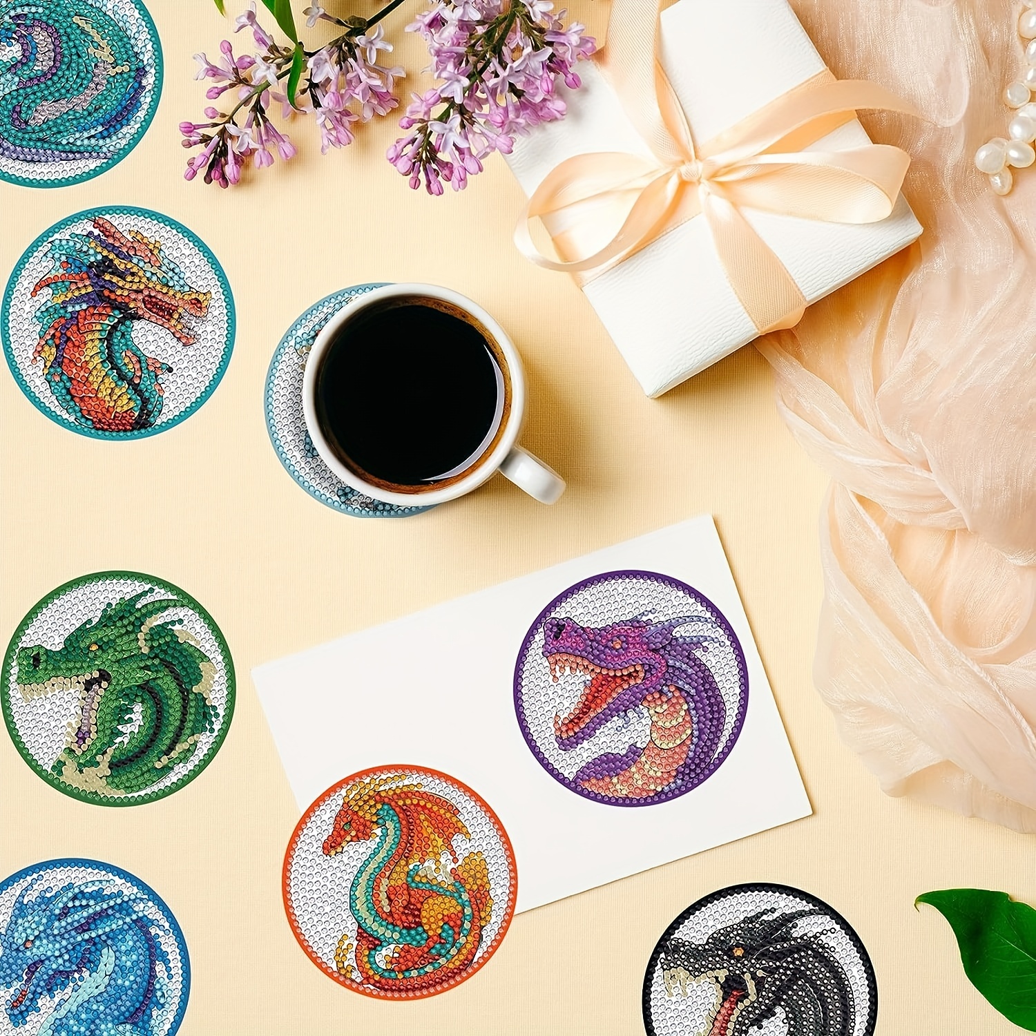 Dragon Glassware Diamond Coasters | Shop Now