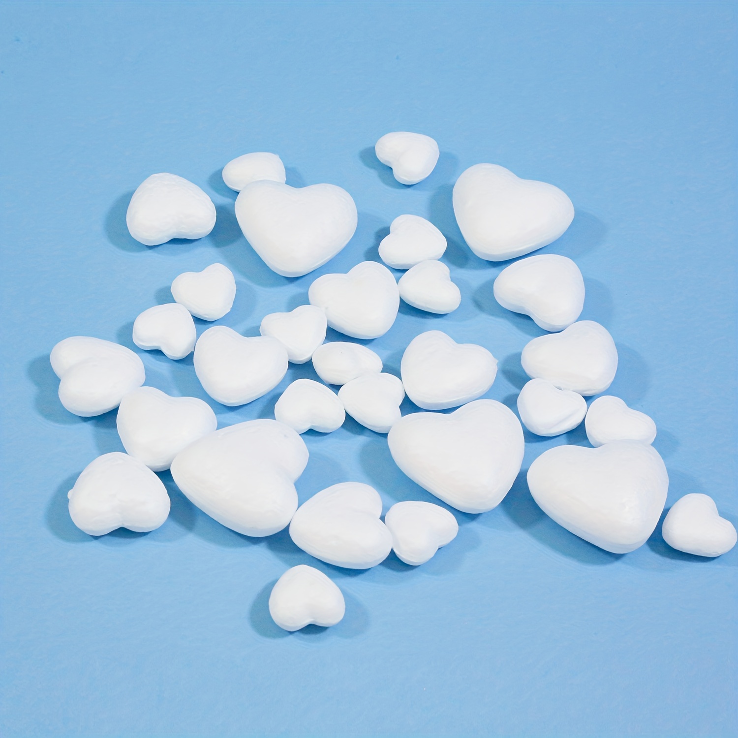 Craft Foam Heart shaped Polystyrene Foam Art Craft Use Diy - Temu
