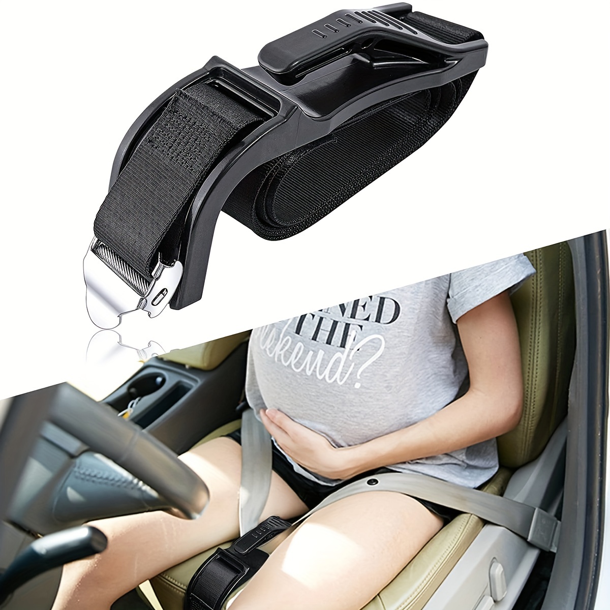 Maternity Seat Belt with Anti-Abdominal Compression