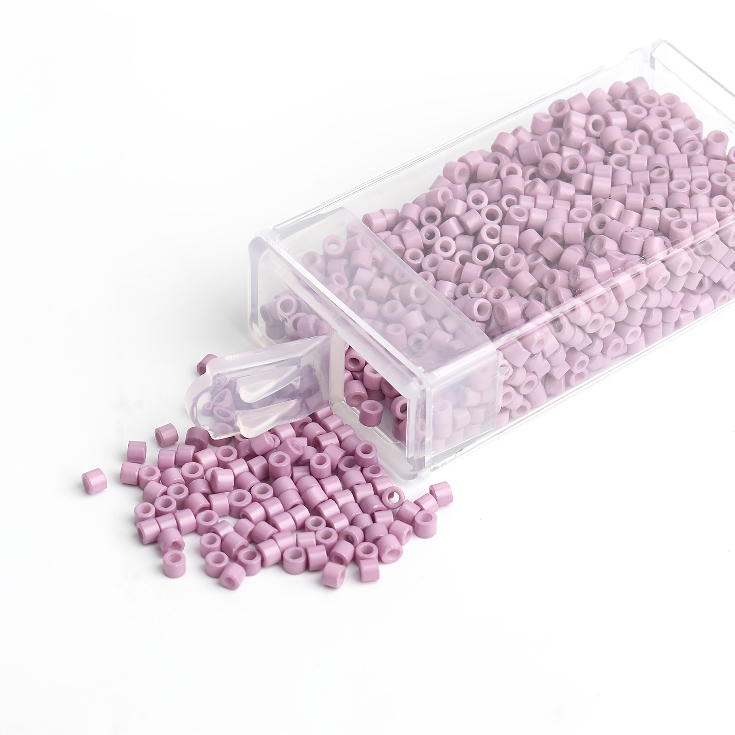 Dark Pink Pearl 2mm Glass Seed Beads (3000pcs)