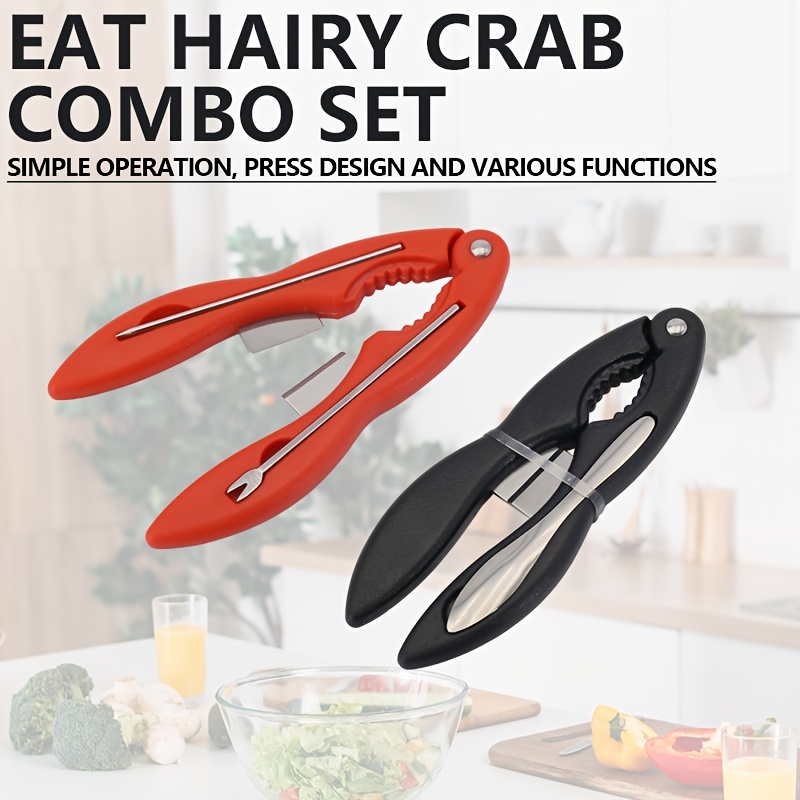 Stainless Steel Crab Crackers And Lobster Tools Set With - Temu