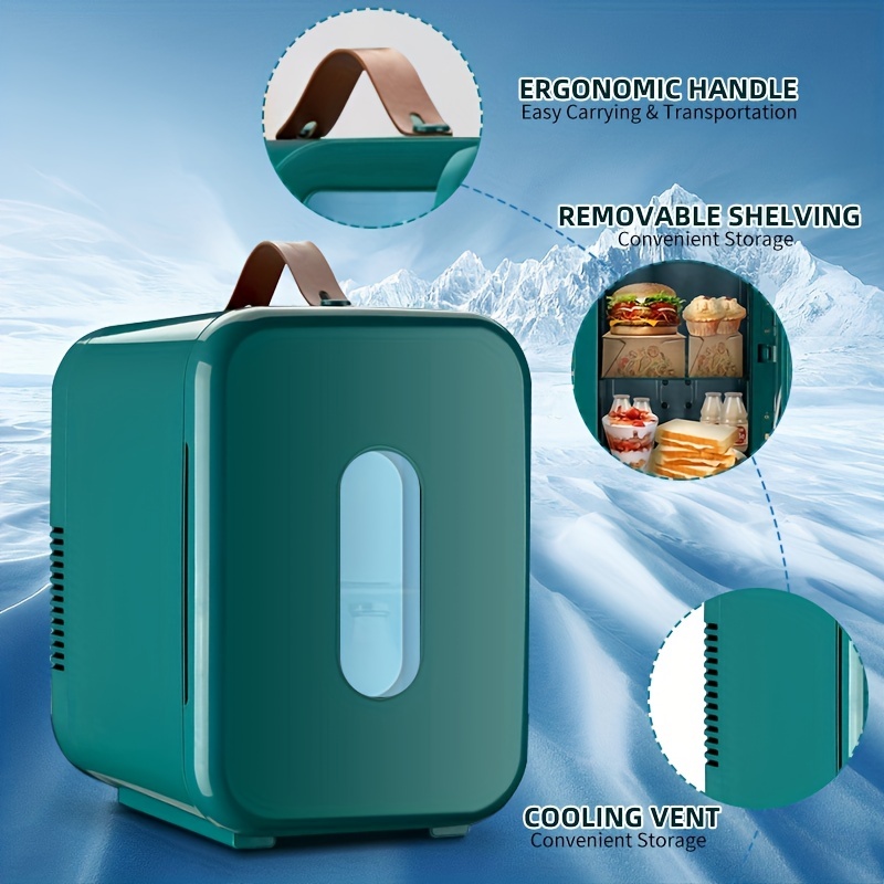 Portable Mini Fridge Capacity 12v Cooler Warmer For Food - Temu