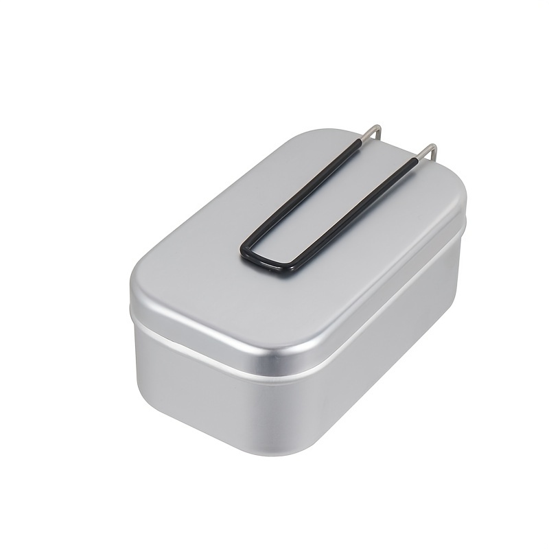 Aluminum Lunch Box With Handle, Rectangular Lunch Containers For Outdoor  Camping Travel - Temu