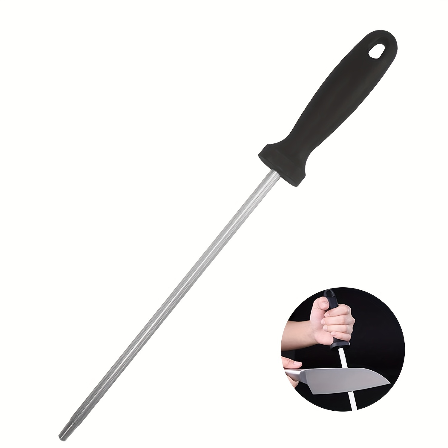 9 inches Professional Knife Sharpener Rod Honing Steel Chef