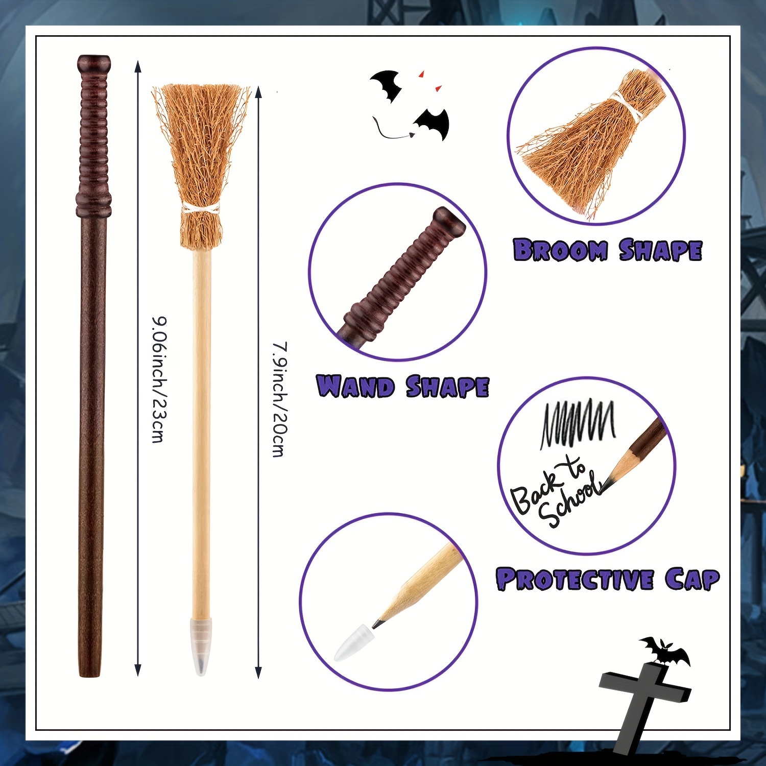 Witch Broom Pen