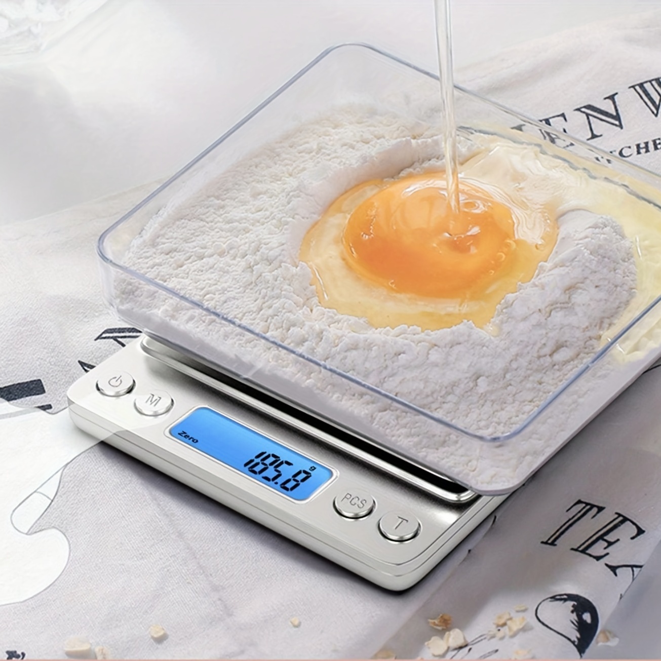 1pc, Food Scale, Kitchen Scale, Food Scales Digital Weight Grams And Oz,  High-precision Electronic Scale, Kitchen Utensils, Apartment Essentials,  Coll