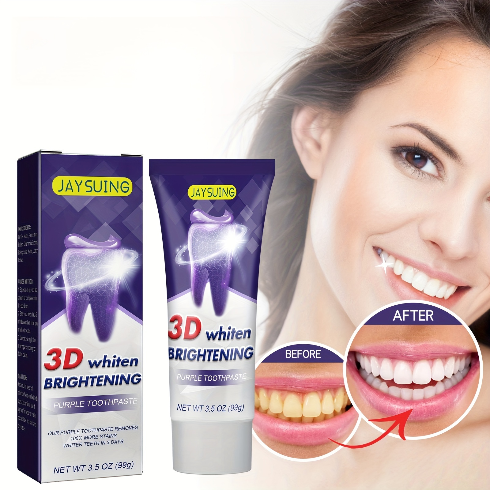 What is purple toothpaste and will it whiten your teeth?