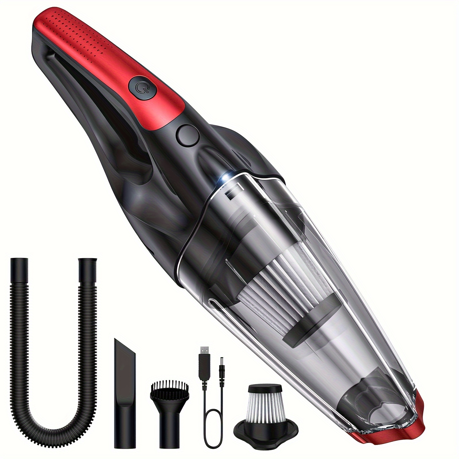 Handheld Vacuum Cleaner Cordless,8500pa Hand Vacuum Cordless Rechargeable  With,car Vacuum With Dustbin,wet/dry Hand Held Vacuum Cleaner,portable  Vacuum For Home,car,pet Hair - Temu