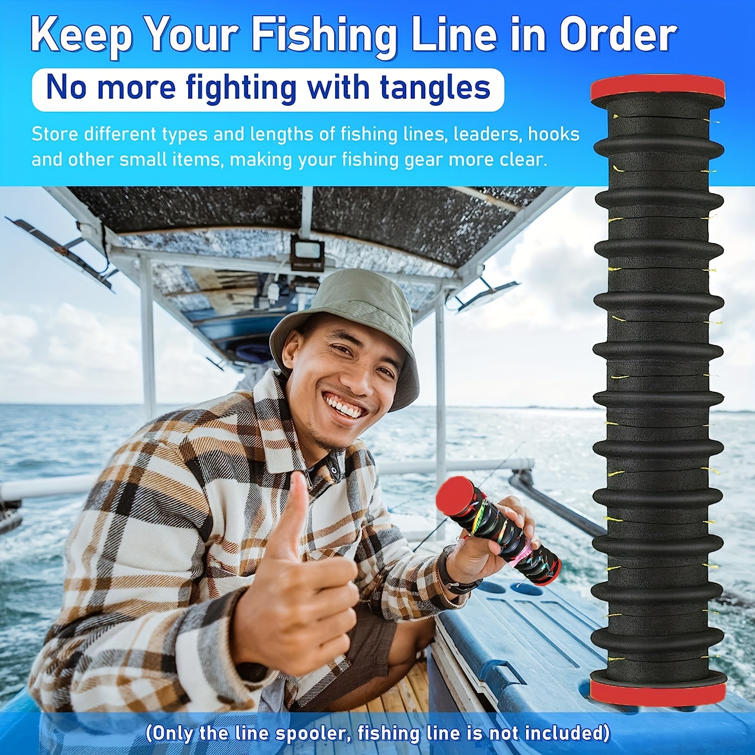 1pc *-Free Fishing Line Organized Rigger For Walleye Fishing, Fishing Tackle