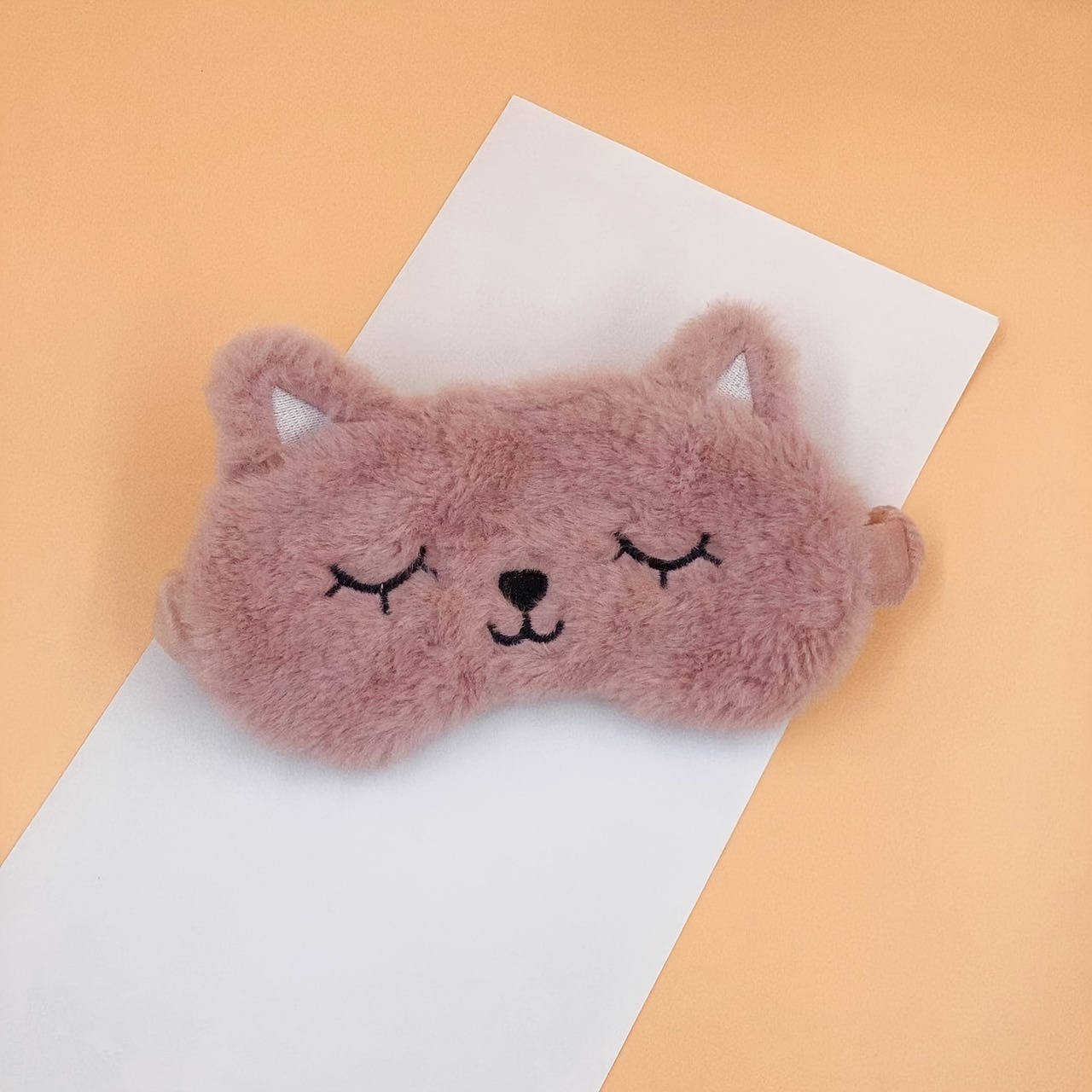 1pc Sleeping Eye Mask, Couple Eye Mask, Cat Pattern Eye Mask, For Sleep Travel Nap