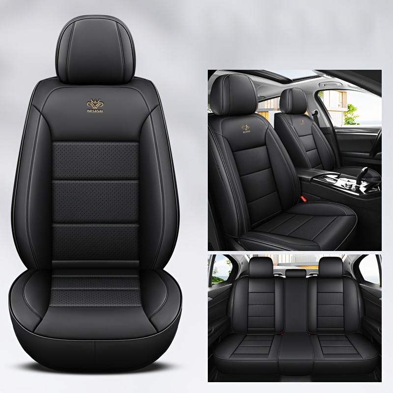 2024 new all     leather car seat covers universal fit durable stylish red   for   business casual use vehicle interior upgrade sleek car accessory   material