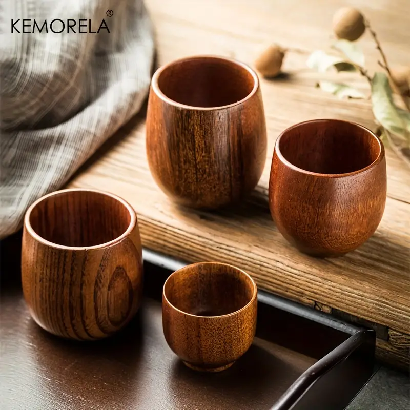 Kemorela Japanese Tea Cup, Wooden Water Cup, Drinking Cups, Summer Winter  Drinkware, Home Kitchen Items, - Temu Latvia