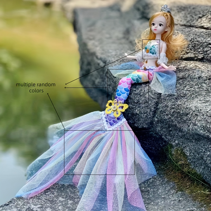 Mermaid Princess Doll For Girls Doll Princess Mermaid Toy - Temu