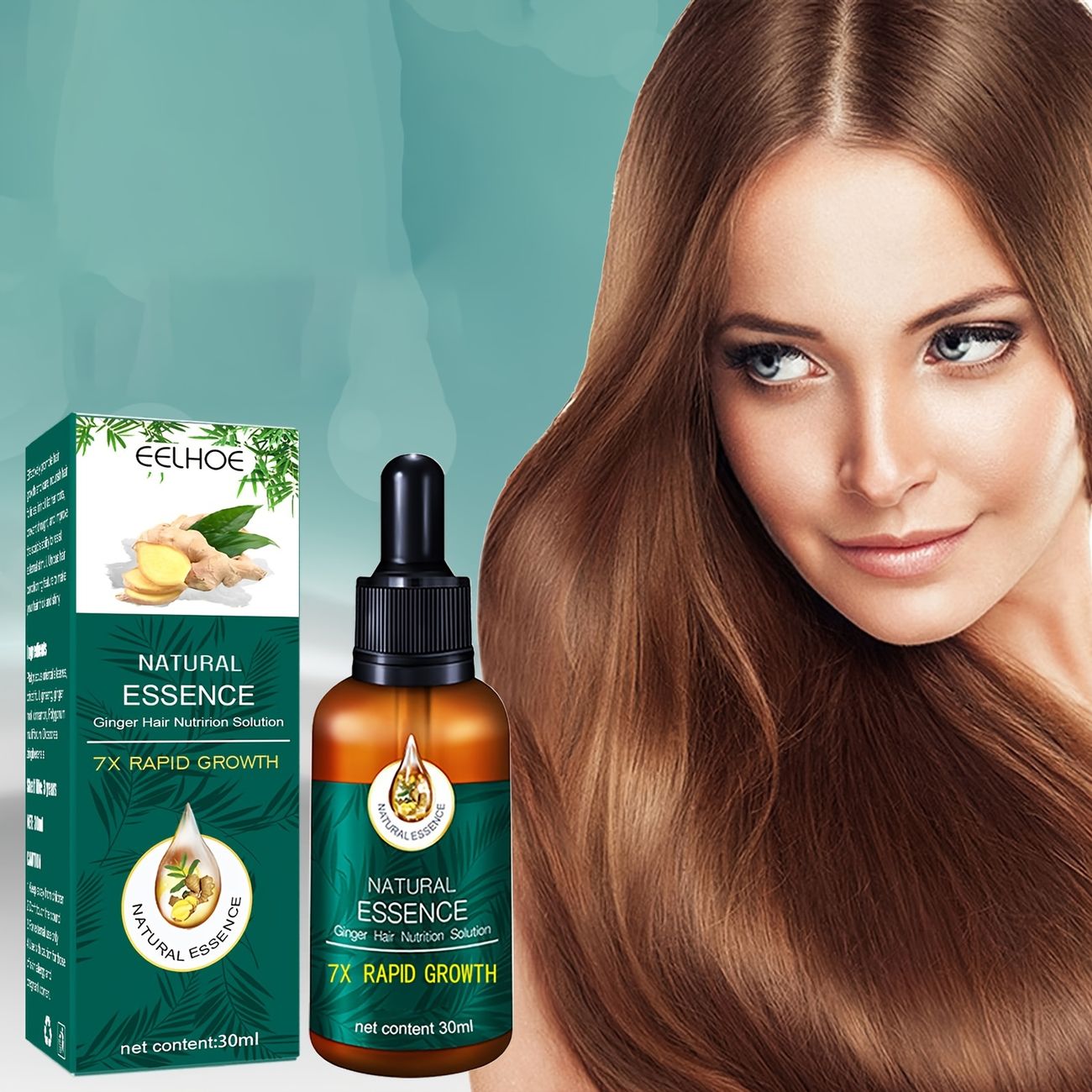Ginger Hair Nutrition Solution Hair Care Serum For Women Men Suitable For  All Hair Types - Beauty & Personal Care - Temu