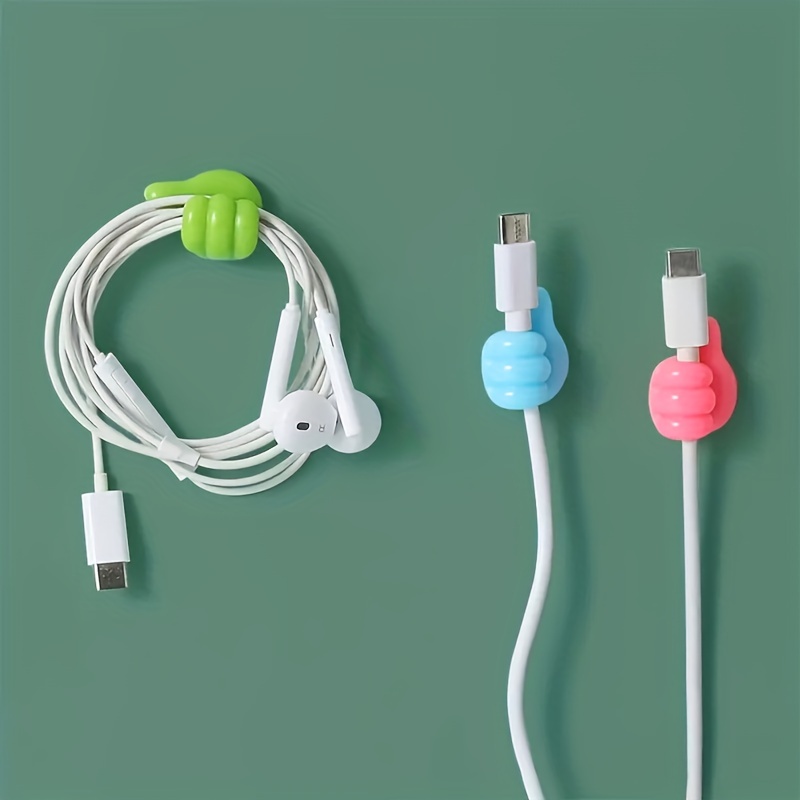 Thumb Shape Cable Organizer Multifunctional Cable Clips Key - Temu