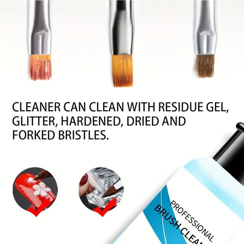 Acrylic Nail Brush Cleaner Professional Acrylic Brush Cleaner Liquid  Acrylic Paint Brush Cleaner