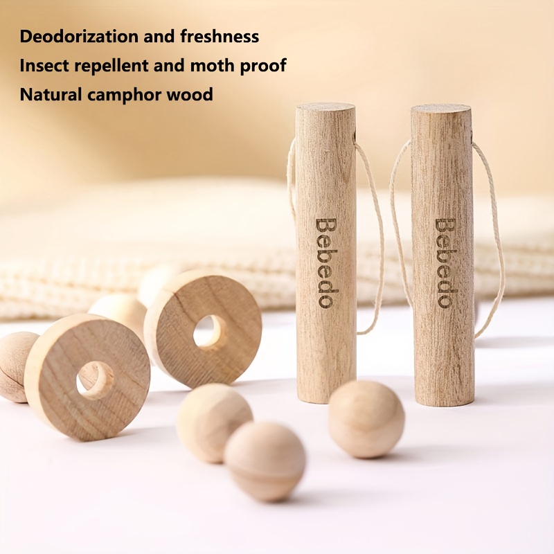 50/100PCS Cedar Wood Moth Repellent Natural Insect Deterrent Fresh Clothes  Balls
