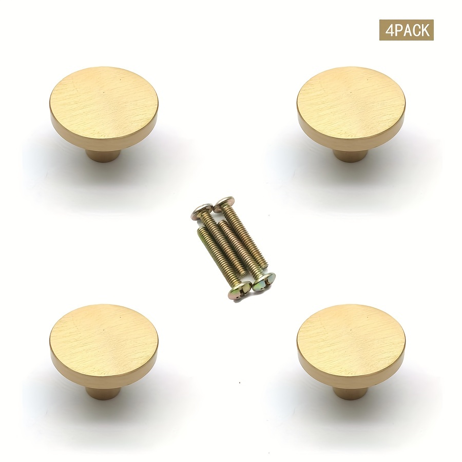 Goldmic Paquete de 30 tiradores de cajones dorados para gabinetes de cocina  latón cepillado de acero inoxidable para manijas de gabinete de cocina –  Yaxa Guatemala