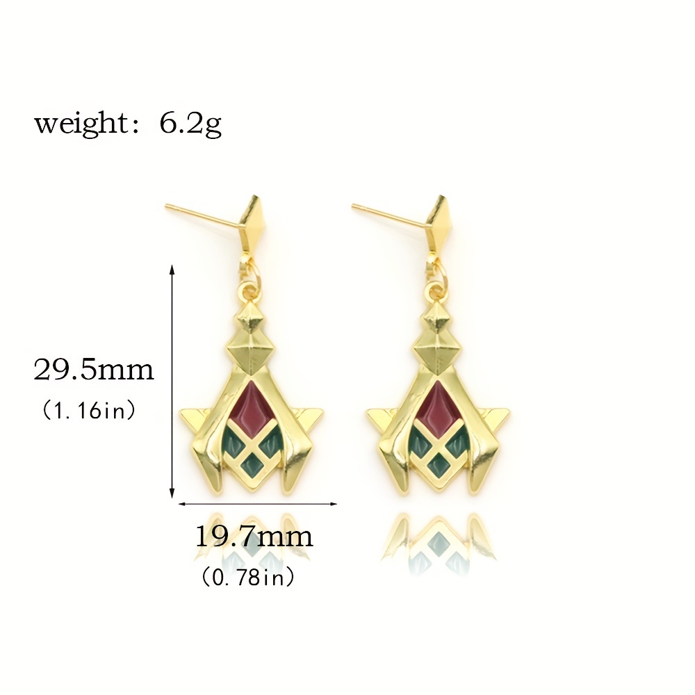 Magic School Light Earrings Blazing Mane Lion Deshia Cos Earpin