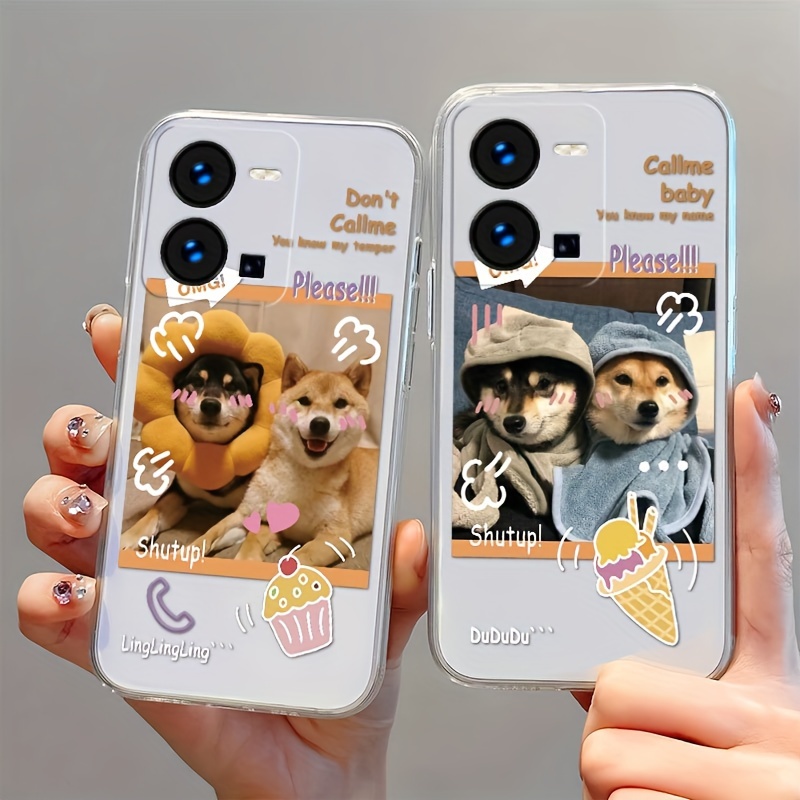 

Transparent Silicone Phone Case For Vivo Y20/y30/y31/y52/y75/y76/y77/y21/y21s/y21t/y22/y22s/y33s/y16/y02s/y12s/v25/v25e/v25pro/v23/v23e/v23pro 5g Protective Soft Cover Cute Boy Girl Gift Friend