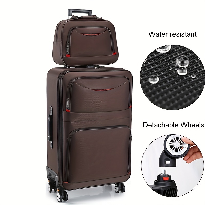 Carry Luggage Airline Approved Suitcase Spinner Detachable - Temu ...